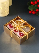 Набор свечей «Ёлочки и свеча в подсвечнике», 5 шт., 12×10×4 см 10871979