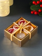 Набор свечей «Ёлочки и свеча в подсвечнике», 5 шт., 12×10×4 см 10871979