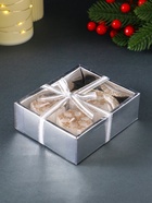 Набор свечей «Снежинки и подсвечник», 3 шт., 12×10×4 см - фото 809239749