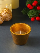 Набор свечей «Шишки и подсвечник», 5 шт., 11.5×11.5×5.5 см - фото 53414708