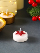 Набор свечей «Звёзды и подсвечник», 7 шт., 15.8×16.8×3.3 см - фото 809239766