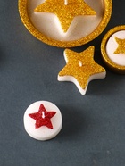 Набор свечей «Звёзды и подсвечник», 7 шт., 15.8×16.8×3.3 см - фото 809239767