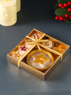 Набор свечей «Звёзды и подсвечник», 7 шт., 15.8×16.8×3.3 см - фото 809239769