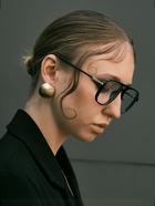 Серьги металл «Шар» тренд, цвет золото - Фото 3