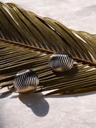 Серьги металл «Шар» тренд, цвет серебро - Фото 6