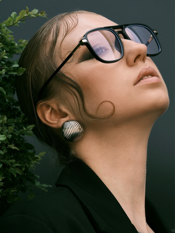 Серьги металл «Шар» тренд, цвет серебро - Фото 1