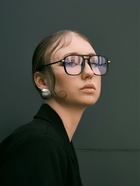 Серьги металл «Шар» тренд, цвет серебро - Фото 3