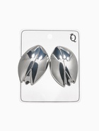 Серьги металл «Тюльпан» цветок, цвет серебро - Фото 5