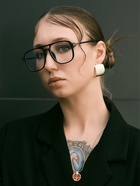 Серьги металл «Дуга» тренд, цвет золото 10876274 - фото 16591430