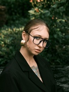 Серьги металл «Дуга» гладкая, тренд, цвет золото 10876276 - фото 16591441