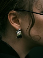 Серьги металл «Трио» на увеличение, цвет серебро 10876282 - фото 16591462