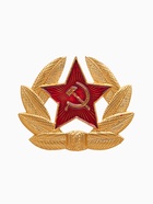 Значок «Кокарда», Советской армии, красный в золоте - Фото 1