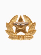 Значок «Кокарда» Советской армии, красный в золоте - Фото 2