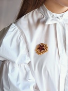 Значок «Кокарда» Советской армии, красный в золоте - Фото 4