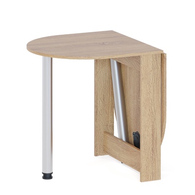 Стол раскладной овальный «СП18», 690(1348)×674×740 мм, цвет дуб сонома