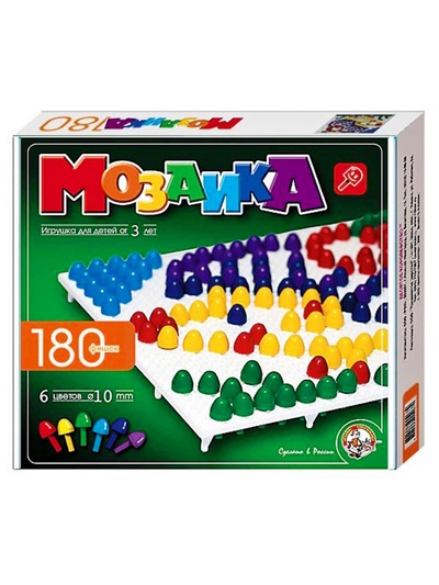 Мозаика детская, 180 элементов