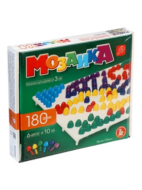 Мозаика детская, 180 элементов
