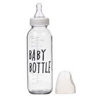 Бутылочка для кормления M&B Baby bootle, классическое горло, от 3 мес., 250 мл., стеклянная - Фото 4