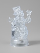 Световая фигура «Снеговик», 13 см, 1 LED, от батареек LR44×3, свечение тёплое белое - Фото 5