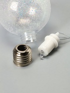 Набор ёлочных шаров «Ледяное сияние», 8 см, 1 LED, от батареек LR44×3, свечение тёплое белое - Фото 4