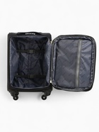 Чемодан на колёсах Royalbag маленький 46 л (S), на молнии, с увеличением, кодовый замок, 4 колеса, чёрный - Фото 7