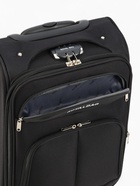 Чемодан на колёсах Royalbag маленький 46 л (S), на молнии, с увеличением, кодовый замок, 4 колеса, чёрный 10872093 - фото 16595684