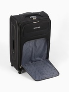 Чемодан на колёсах Royalbag большой 104 л (L), на молнии, с увеличением, кодовый замок, 4 колеса, чёрный - Фото 12