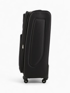 Чемодан на колёсах Royalbag большой 104 л (L), на молнии, с увеличением, кодовый замок, 4 колеса, чёрный - Фото 3