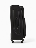 Чемодан на колёсах Royalbag большой 104 л (L), на молнии, с увеличением, кодовый замок, 4 колеса, чёрный - Фото 6