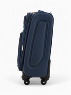 Чемодан на колёсах Royalbag маленький 46 л (S), на молнии, с увеличением, кодовый замок, 4 колеса, синий - Фото 3