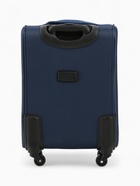 Чемодан на колёсах Royalbag маленький 46 л (S), на молнии, с увеличением, кодовый замок, 4 колеса, синий - Фото 5