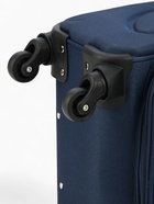 Чемодан на колёсах Royalbag маленький 46 л (S), на молнии, с увеличением, кодовый замок, 4 колеса, синий 10872096 - фото 16595707