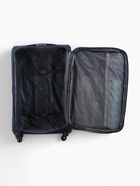 Чемодан на колёсах Royalbag большой 104 л (L), на молнии, с увеличением, кодовый замок, 4 колеса, синий - Фото 8