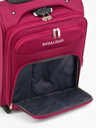 Чемодан на колёсах Royalbag маленький 46 л (S), на молнии, с увеличением, кодовый замок, 4 колеса, розовый 10872099 - фото 16595735