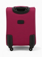 Чемодан на колёсах Royalbag маленький 46 л (S), на молнии, с увеличением, кодовый замок, 4 колеса, розовый 10872099 - фото 16595729