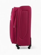 Чемодан на колёсах Royalbag большой 104 л (L), на молнии, с увеличением, кодовый замок, 4 колеса, розовый - Фото 4