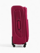 Чемодан на колёсах Royalbag большой 104 л (L), на молнии, с увеличением, кодовый замок, 4 колеса, розовый 10872102 - фото 16595741