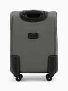 Чемодан на колёсах Royalbag маленький 46 л (S), на молнии, с увеличением, кодовый замок, 4 колеса, серый - Фото 5