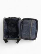 Чемодан на колёсах Royalbag маленький 46 л (S), на молнии, с увеличением, кодовый замок, 4 колеса, серый - Фото 7