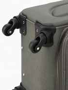 Чемодан на колёсах Royalbag маленький 46 л (S), на молнии, с увеличением, кодовый замок, 4 колеса, серый - Фото 8