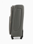 Чемодан на колёсах Royalbag большой 104 л (L), на молнии, с увеличением, кодовый замок, 4 колеса, серый 10872105 - фото 16595764