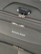 Чемодан на колёсах Royalbag большой 104 л (L), на молнии, с увеличением, кодовый замок, 4 колеса, серый - Фото 10
