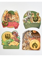 Подкова сувенирная на Новый Год, набор 4 шт., 3.5 см - фото 809303785