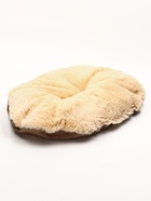 Лежанка для кошек и собак, 65×50×20 см, рогожка, искусственный мех, коричневая - Фото 5