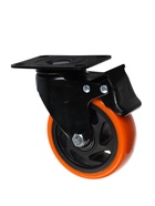 УЦЕНКА Колесо мебельное CAPPIO, d=100 мм, поворотное, со стопором, покрытие PVC - Фото 7