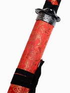 УЦЕНКА Макет оружия «Сувенирные катаны на подставке 3в1. Цветы на красном», ножны кожзам, 47 см; 70 см; 89 см - Фото 2