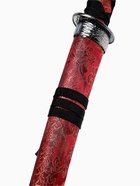 УЦЕНКА Макет оружия «Сувенирные катаны на подставке 3в1. Цветы на красном», ножны кожзам, 47 см; 70 см; 89 см 10901435