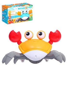 {{photo.Alt || photo.Description || 'УЦЕНКА Музыкальная игрушка «Малыш Краби» звук, инерция, оранжевый'}}