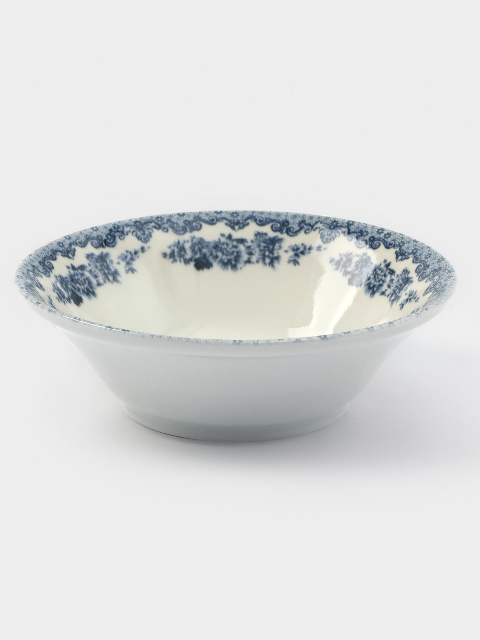 Салатник Добрушский завод «Версаль», 600 мл, фарфор, белая, синяя Салатник Добрушский завод «Версаль», 600 мл, фарфор, белая, синяя