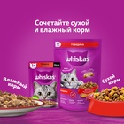 Сухой корм Whiskas для кошек, подушечки, паштет с говядиной,1,3 кг 10900082 - фото 16601960